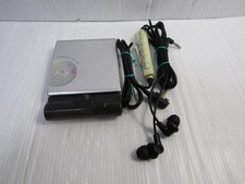 SHARP MD-ST500-W Portable MD Player with Remote Control Earphones Japan Tested