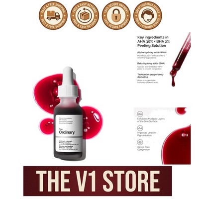 Deep Exfoliation with The Ordinary AHA 30% + BHA 2% Peeling Solution - 30ml