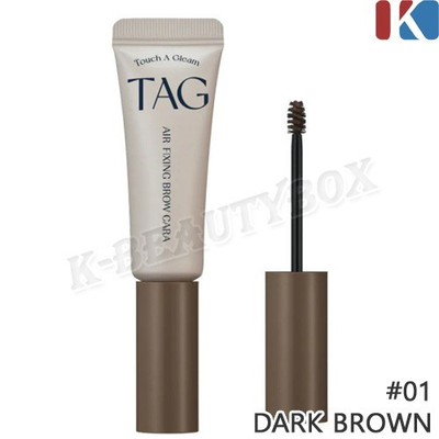 #ad TAG Air Fixing Brow Cara 9g #01 Dark Brown Eyebrow Fixing Mascara K Beauty NEW $17.08