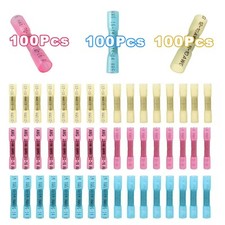 300x Waterproof Heat Shrink Wire Connectors Seal Butt Splice Crimp Terminals