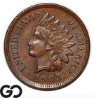 1903 Indian Head Cent Penny Choice AU++/Unc