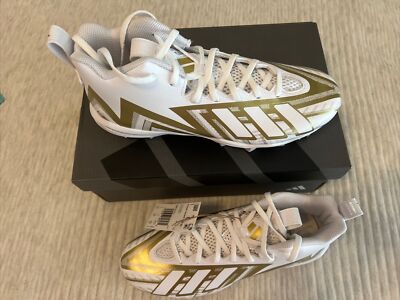 Adidas Freak Spark MD 23 White/Gold Football Cleats HP7711