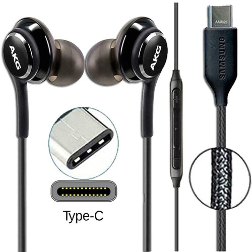 Genuine AKG USB-C Headphones Earphones 
