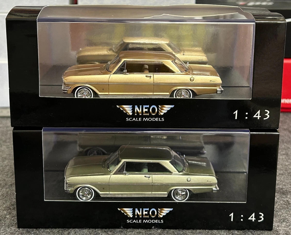 Miniature Voiture NEO 1/43 1963 Chevrolet Nova SS Gold - Résine Collection