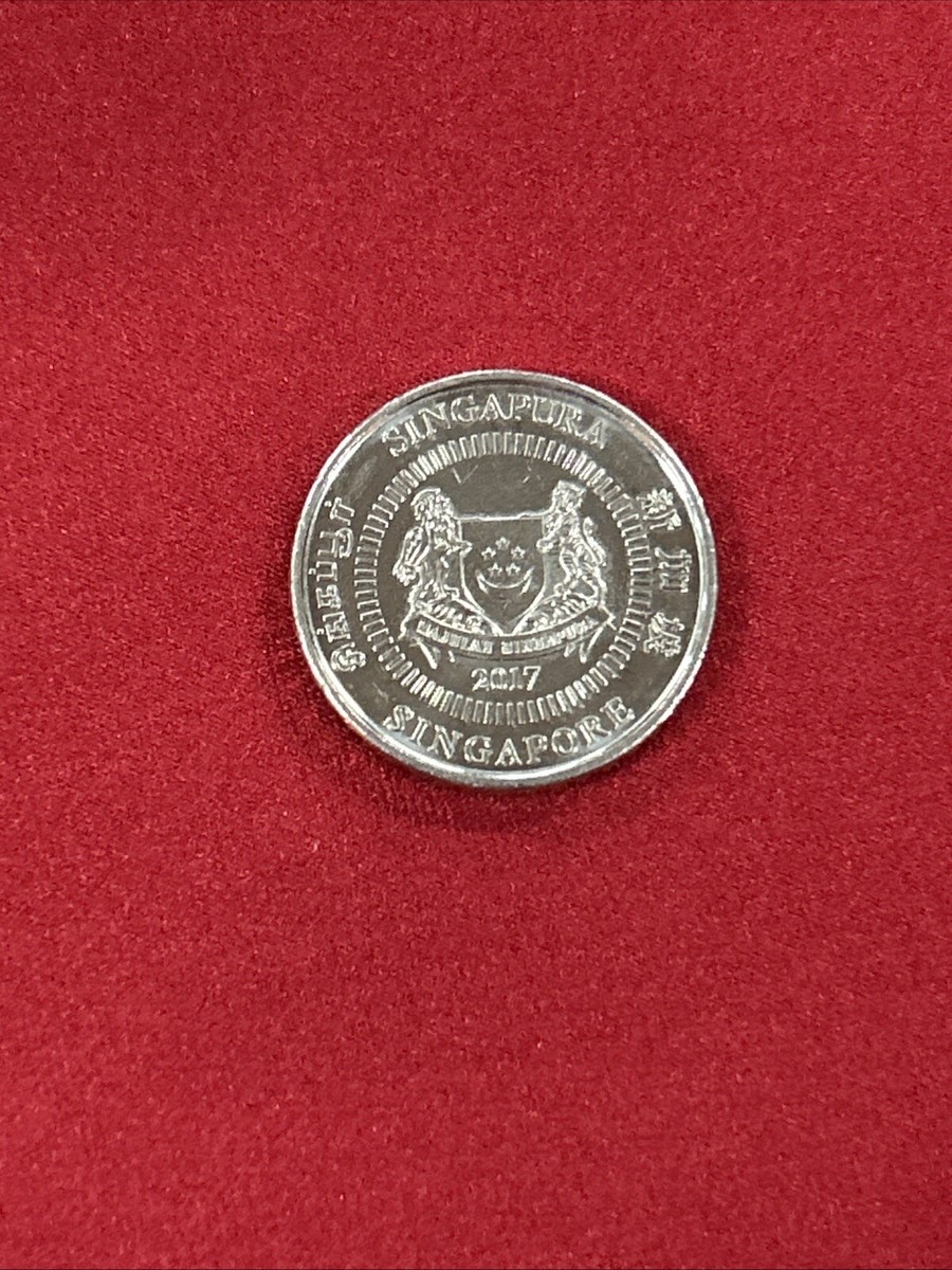 2017 Singapore 50 Cents Silver Toned World Coin | eBay