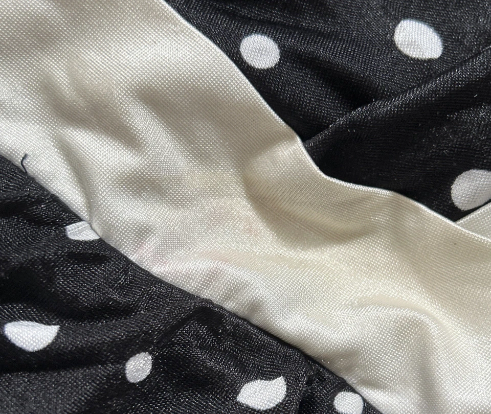 TRAJE DE BAÑO DE UNA PIEZA SUN STREAK DE COLECCIÓN PARA MUJER TALLA 10 Lunares Negro Pin Up Foto 4 de 4