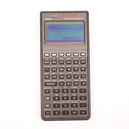 Calculadora gráfica Hewlett Packard HP 48SX con estuche probado con guía - Imagen 2 de 17