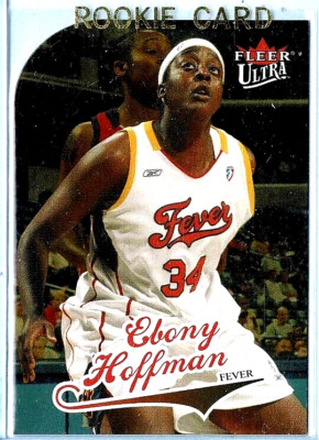 EBONY HOFFMAN 2004 Fleer Ultra WNBA Gold Medallion RC #/100   FEVER