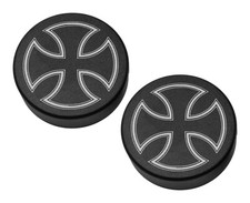 Abdeckung Gabelholm-Muttern - Flat Cross - Suzuki VS 1400 Intruder