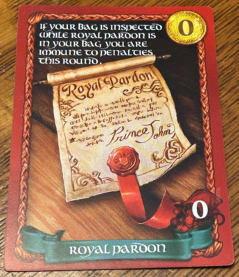 Arcane Wonders Sheriff of Nottingham Dice Tower Promo - Royal Pardon