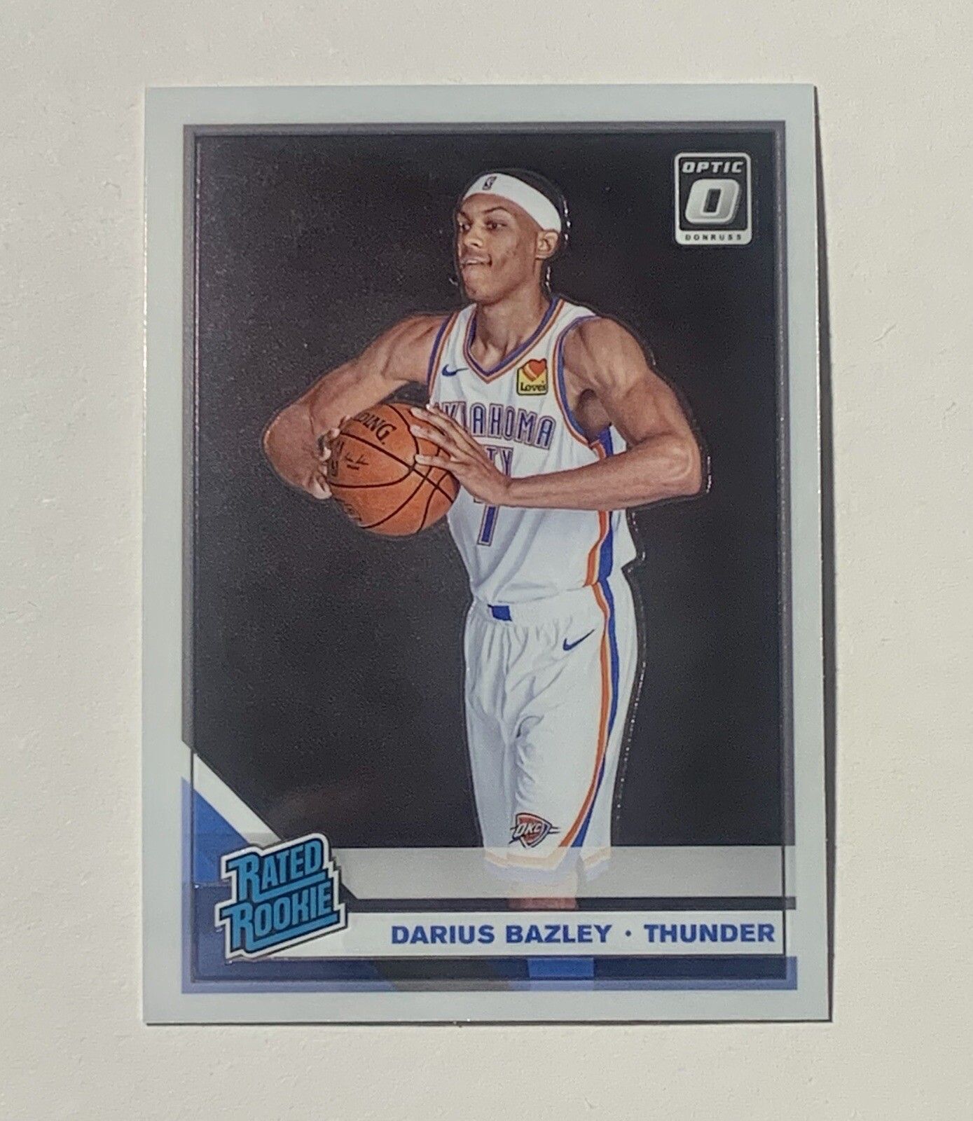 2019-20 Panini Donruss Optic Darius Bazley Rated Rookie #156 OKC Thunder