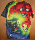 MARVIN THE MARTIAN VS GOSSAMER  DOUBLE-SIDED GRAPHICS LIGHTWEIGHT  T-SHIRT (XL) — photo 2