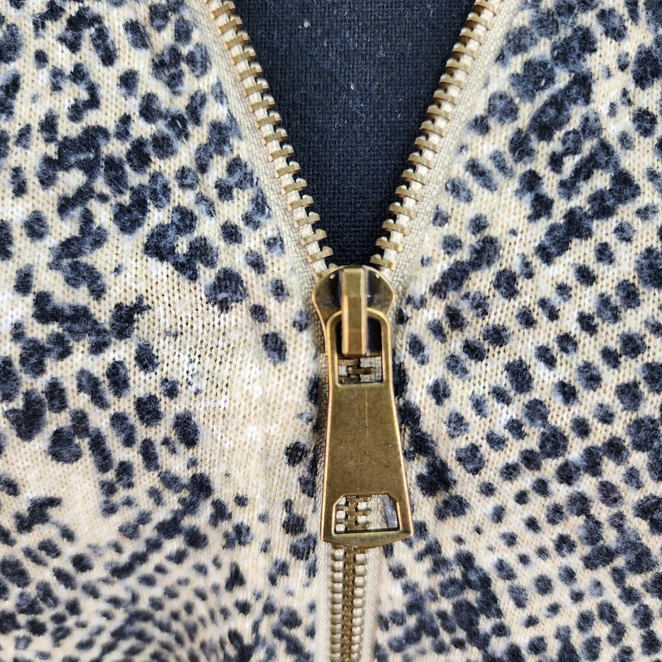 Buckle BKE Daytrip Women’s Small Snakeskin Print Blouse Top Long Sleeve Stretch - Image 4 of 4