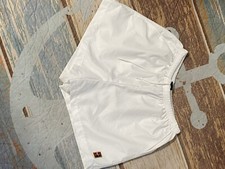 Women s White Vintage NIKE gym Short New NWOT XL 16-18