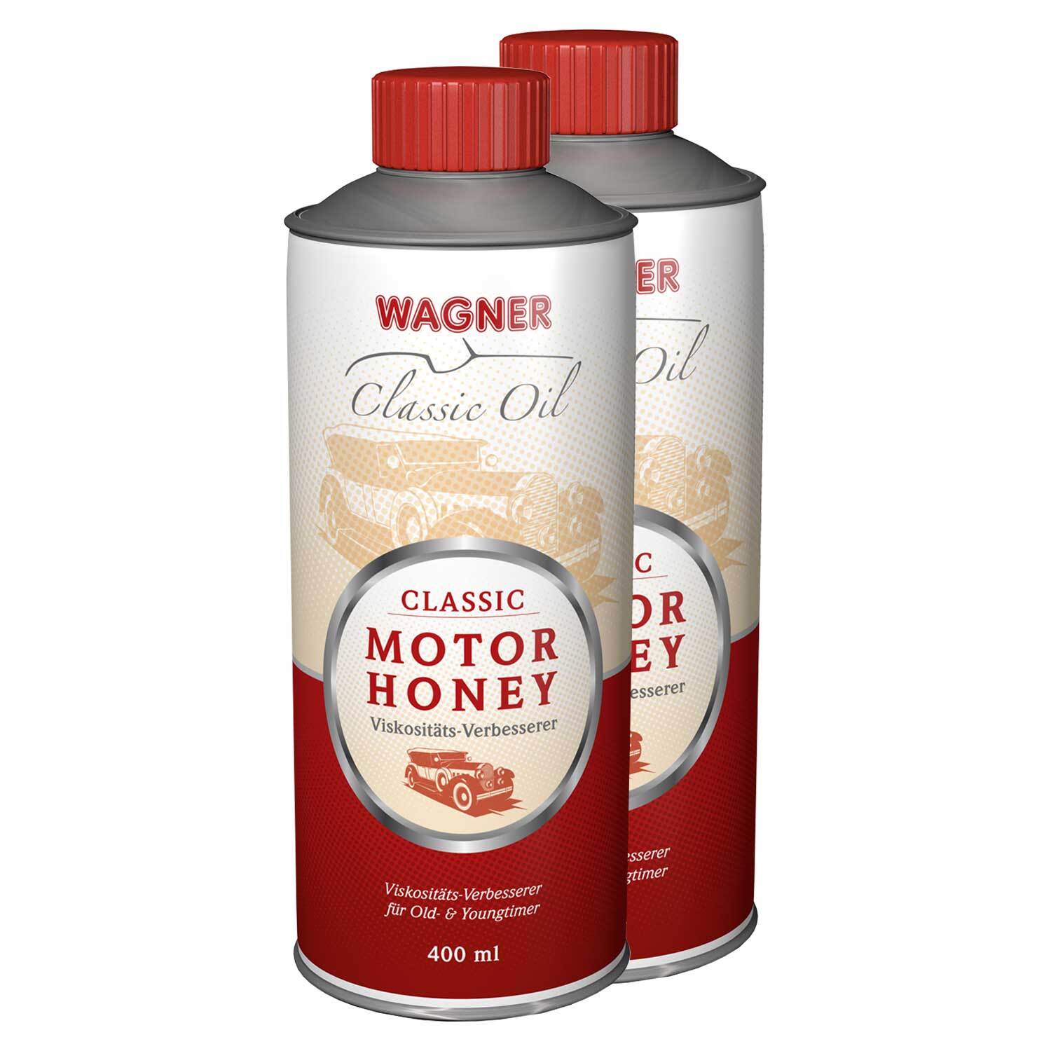 Motor Miel Aceite de Viskositäts Verbesserer Aditivo Wagner 2 X 400 ML 012400