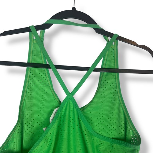 Athleta Green Athletic Tank Top Womens Size Medium Bright Gym Workout Yoga - Picture 8 of 11