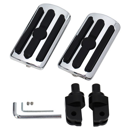 A Set Front Footrests Rider Wide Footpegs For Honda Gold Wing GL1800 2001-2024 - Picture 3 of 12
