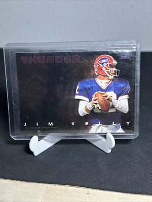 JIM KELLY / THURMAN THOMAS 1993 SKYBOX THUNDER & LIGHTNING (ca)