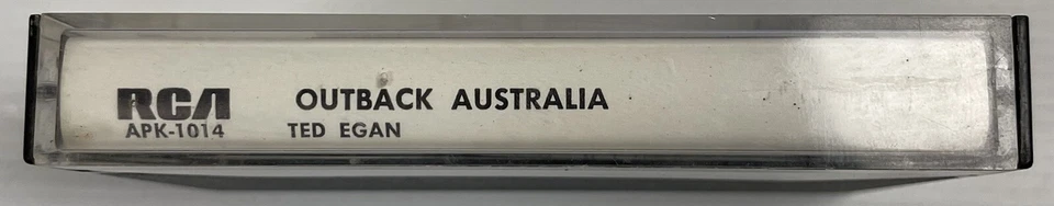 Cinta de casete de música Ted Egan Outback Australia APK-1014 RCA Records 1972 Foto 3 de 4
