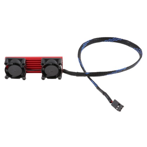 M.2 SSD NVMe 2280 3 Pin Dual Active Kühlkörper Kühler Red - Afbeelding 8 van 11