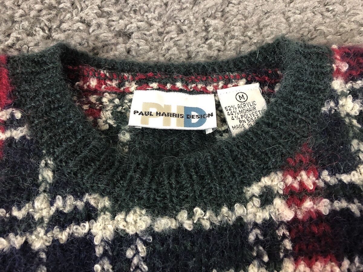 Paul Harris Design Vintage Sweater Womens Medium Mohair Paul Harris Design Vintage Sweater Womens Medium Mohair