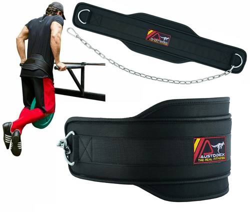 New Pro Dipping Belt Body Building Weight Dip Lifting Chain Exercise GymTraining - Picture 6 of 14