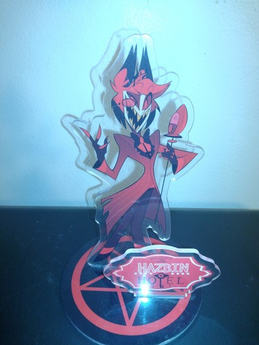 HAZBIN HOTEL Official ALASTOR Shark Robot 2022 Acrylic Standee DISCONTINUED - Picture 14 of 14