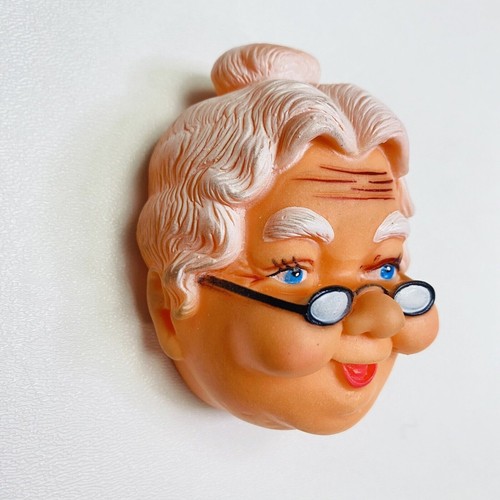 Grandma Grandmother Nana Dollmaking Plastic Face  Westrim Dollmaking Arts Craft - Foto 1 di 9