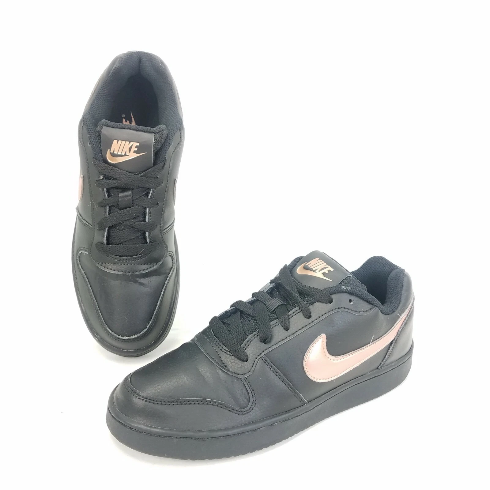 Scarpe da ginnastica casual Nike Ebernon BV1156 nere oro rosa taglia 7 5