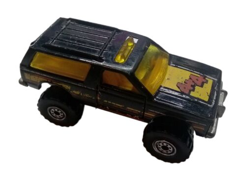 Vintage Hot Wheels Mattel 1983 Chevy Blazer 4X4 Black Malaysia - Picture 2 of 5