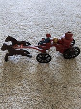 Antique Cast Iron Pumper Truck