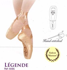 NWT Sansha Legende Professional toe pointe shoes no need to break in strong shnk