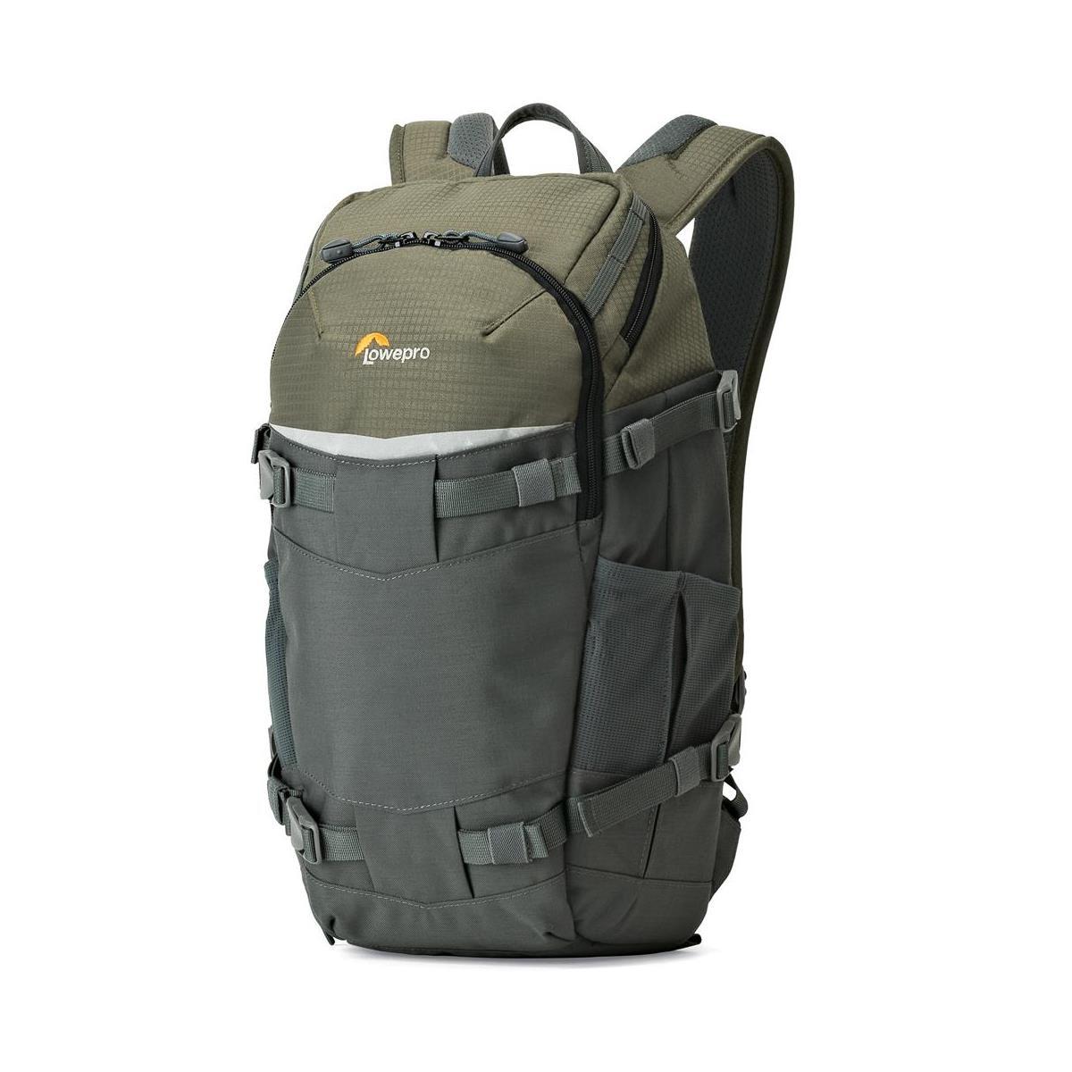 Рюкзак Lowepro Flipside Trek BP 250 AW для 1-2 объективов DSLR, серый/темно-зеленый