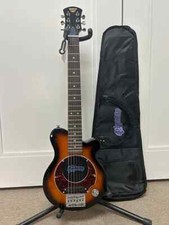 Pignose Pgg-200 Mini Electric Travel Guitar - Brown Sunburst W/gig Bag