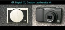Camera Replacement Skin Leather w/VIDEO instruction  Ricoh GR Digital III  Japan