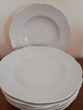 RICHARD GINORI 1735 ANTICO DOCCIA 1 PIATTO FONDO PORCELLANA BIANCA Cm.24