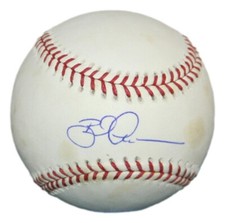 Brad Ausmus Astros Tigers Signed OML Baseball PSA/DNA 93330