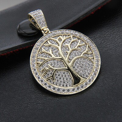 1.75Ct IGI Certified VS/FG Lab Grown Diamond Tree of Life Pendant Real 14K Gold