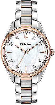 Bulova 98P183 Damenuhr Quarzuhren Damenarmbanduhr