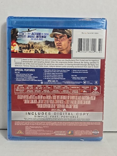 Valkyrie (Blu-ray, 2011) Tom Cruise NEW SEALED - Imagen 2 de 3