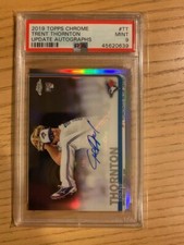 2019 Topps Chrome Update TRENT THORNTON AUTO RC #CUA-TT PSA 9 MINT