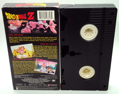 DRAGON BALL Z 4 VHS Tapes IMPERFECT SELL Majin Buu Tactics Kid Regression GT - Bild 7 von 17