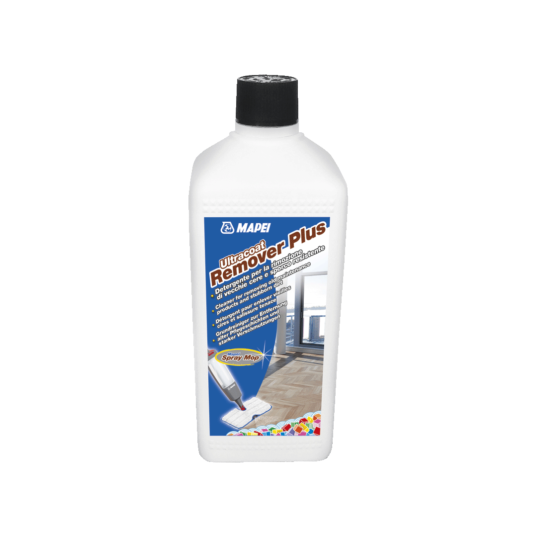 Ultracoat Remover Plus Mapei Detergente Parquet Rimuove Vecchie Cere e Sporco 1L