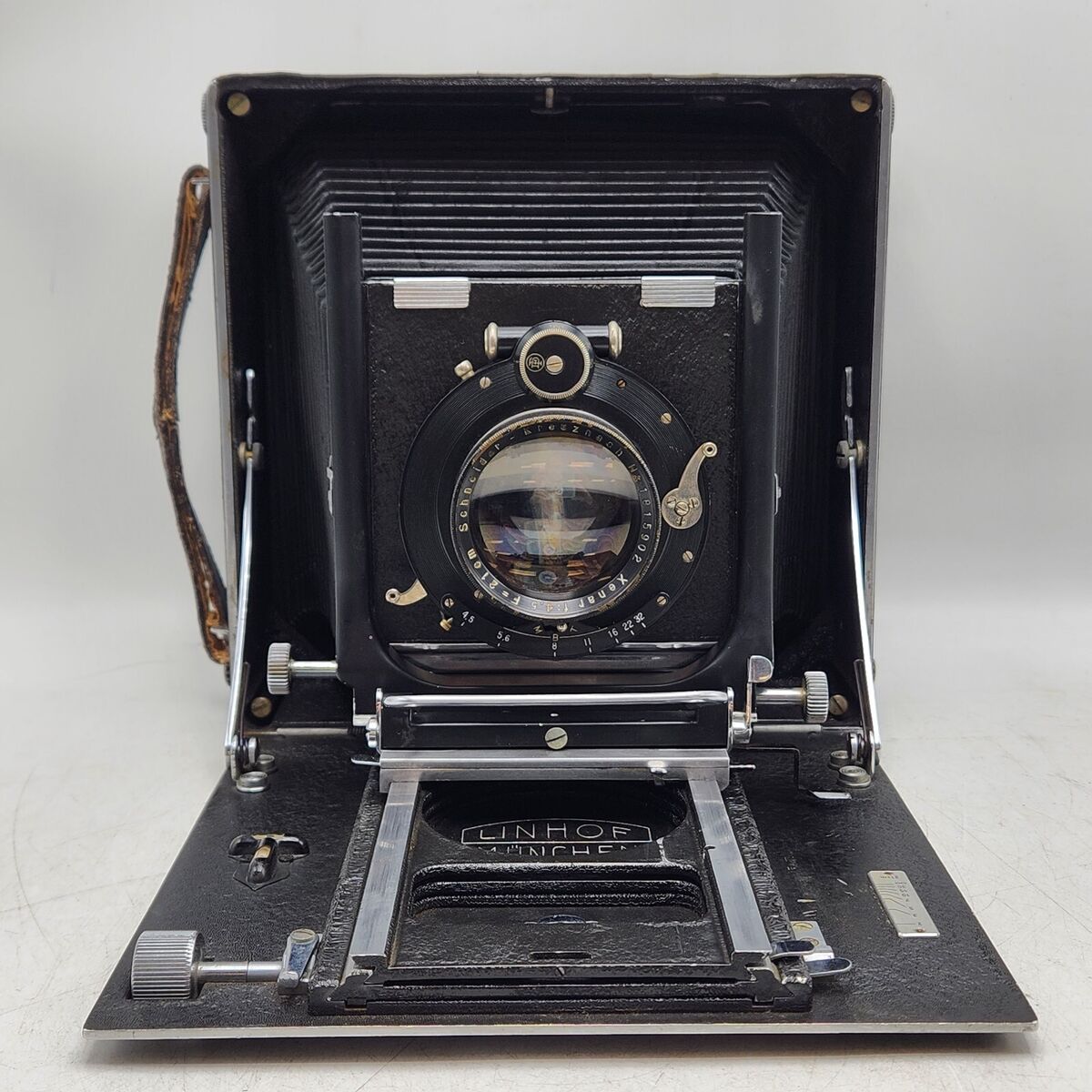 Rare Linhof Munchen 13x18 Technika Camera w/ 4x5 Back Rare Linhof Munchen 13x18 Technika Camera w/ 4x5 Back