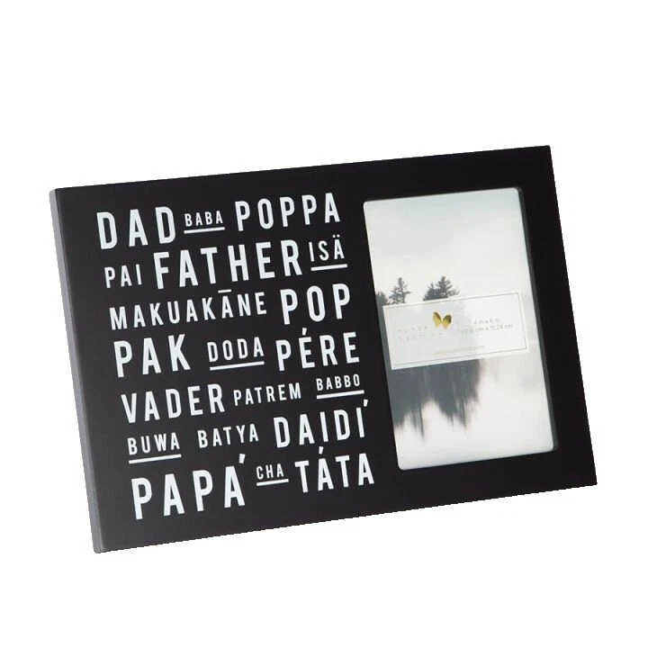 Padre Marcos Clip negro/Marcos sin marco