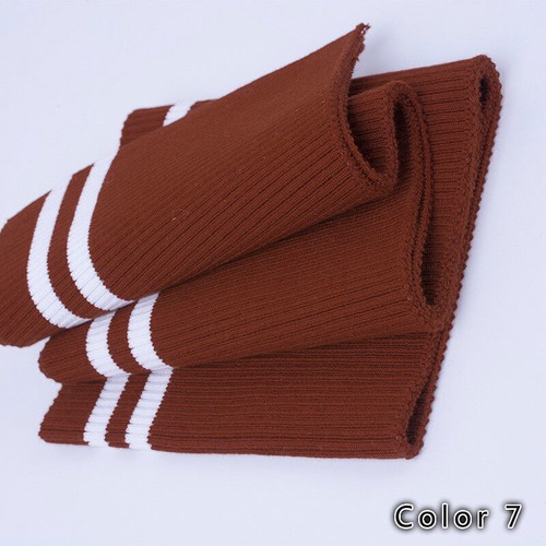 Stripe Stretch Knit Neckline Cuff Waistband Leg Arms Rib Baseball Clothes Fabric - Picture 35 of 45