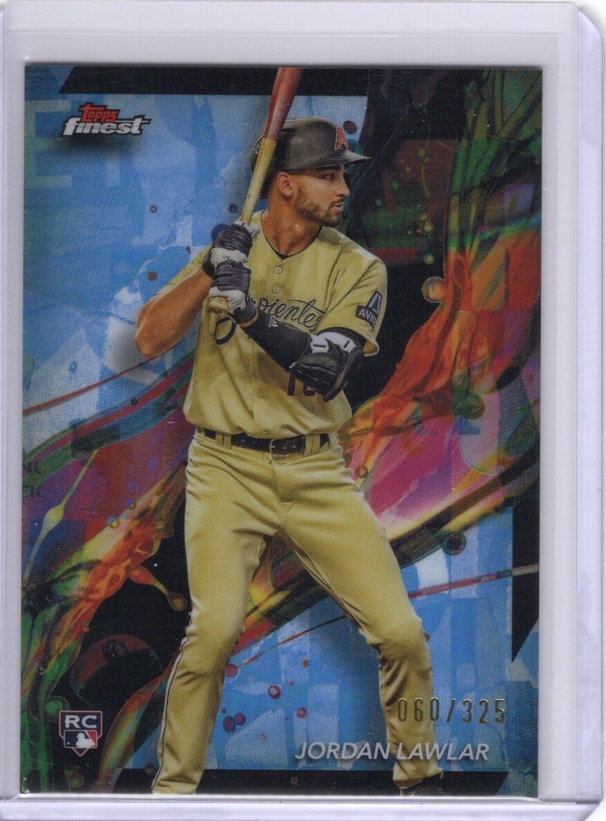 Jordan Lawlar 2024 Topps Finest SKY BLUE Refractor RC 060/325 Rookie Card #95