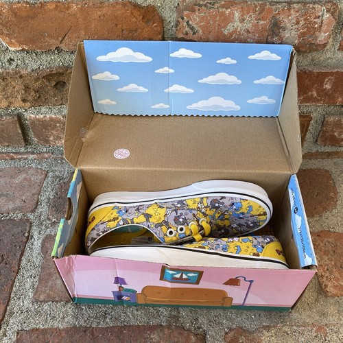 Vans x the Simpsons Authentic Era JUCKENDE KRATZIGE Schuhe Turnschuhe Damen Größe 5 NEU - Bild 10 von 12