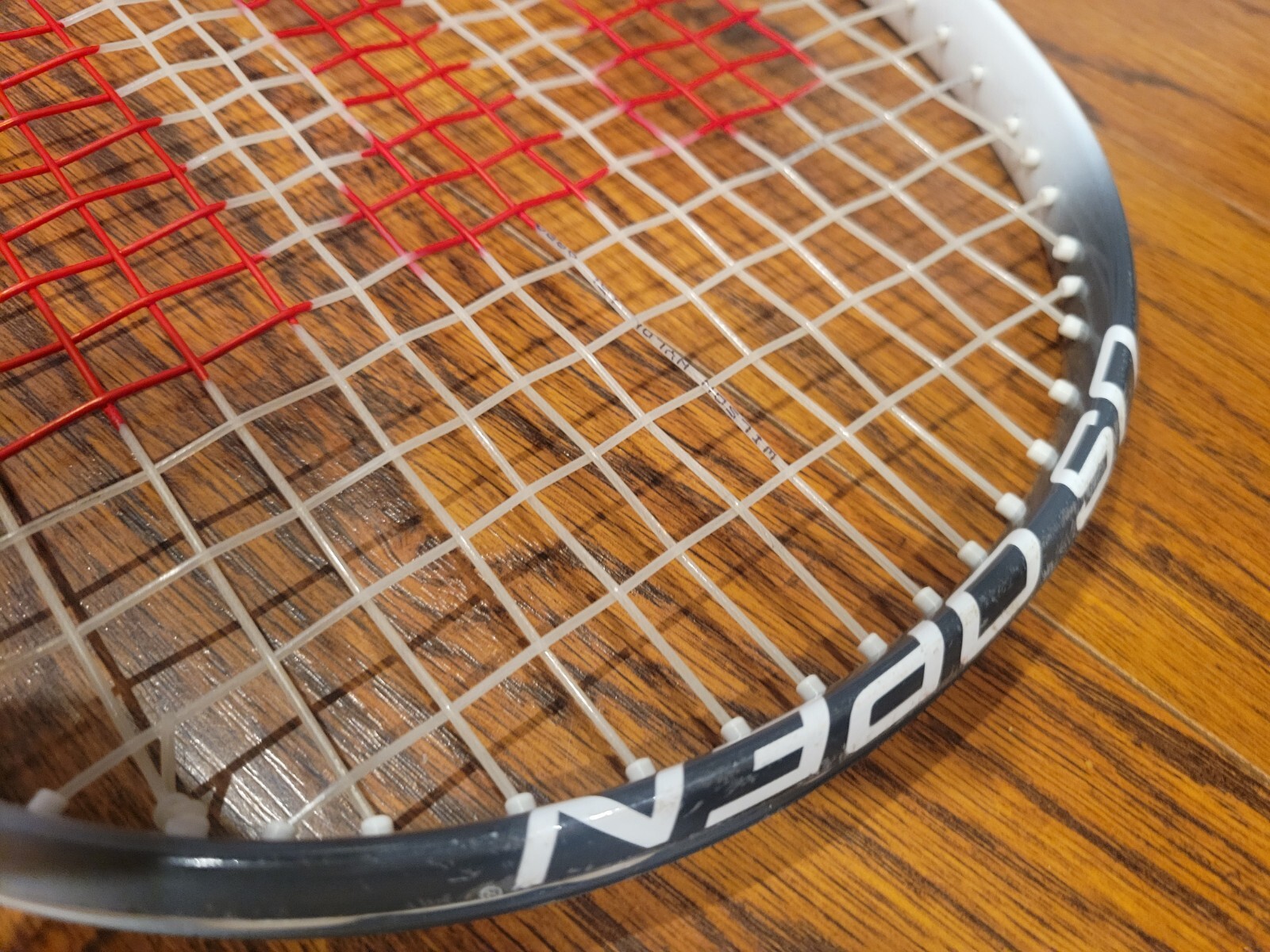 WILSON Junior US Open 25 Tennis Racquet, 3 7/8" White, Black, & Blue WRT21030U