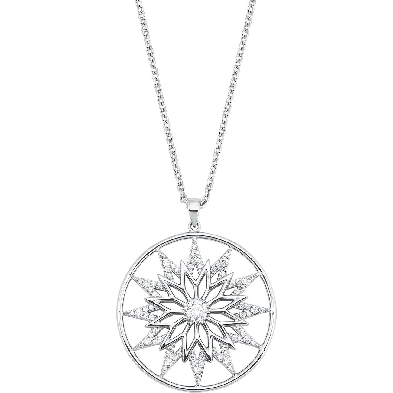 сОливер 2028517 Деймен Халскетт угольный завод 925 Зильбер Вайссен Штайнен ной 27990₽